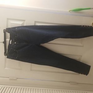 LOFT Women's Skinny Jeans - Dark Blue